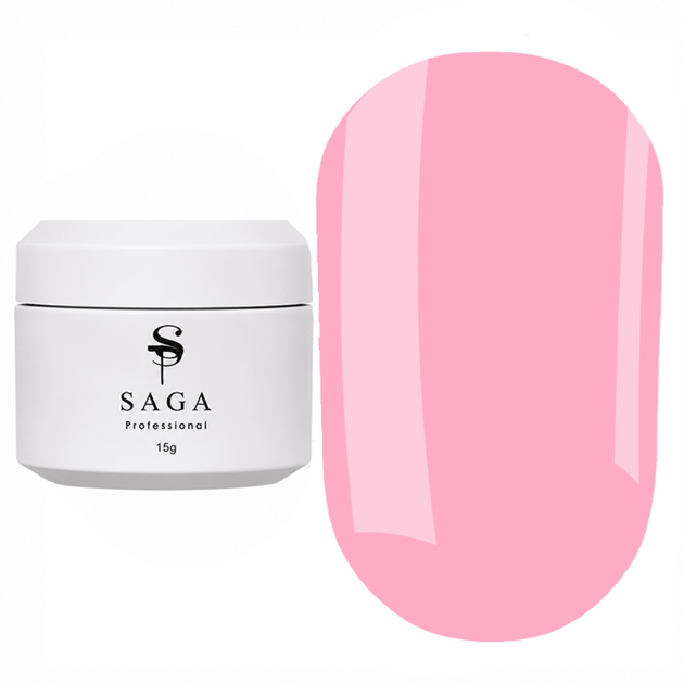 Гель для наращивания Saga Builder Veil Summer Gel №08 15 мл - Фото 1 Гель для наращивания Saga Builder Veil Summer Gel №08 15 мл - изображение 1