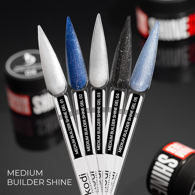 Моделирующий гель Medium builder shine gel 02, 13 г - Фото 3 Моделирующий гель Medium builder shine gel 02, 13 г - изображение 3