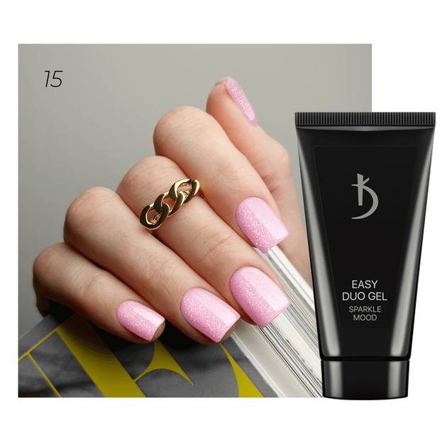 Профессиональная акрилово-гелевая система Easy Duo Gel «Sparkle mood» №15, 30 г - изображение 2