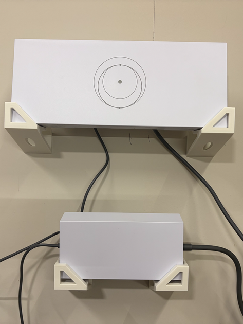 Настінне кріплення для роутера та блока живлення Starlink Gen 3 — Starlink Router Wall Mount + Power Supply Mount — комплект 4 кру - Фото 8 Настінне кріплення для роутера та блока живлення Starlink Gen 3 — Starlink Router Wall Mount + Power Supply Mount — комплект 4 кру - изображение 8
