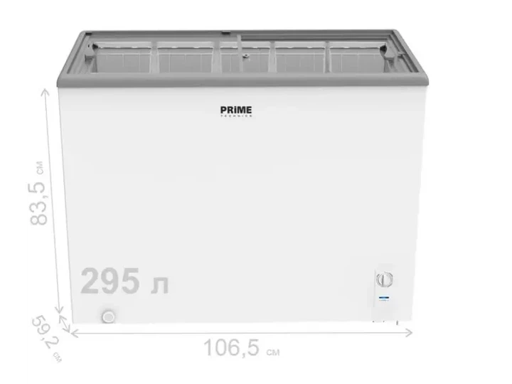 Морозильна вітрина Prime Technics CCS 29859 M - изображение 3