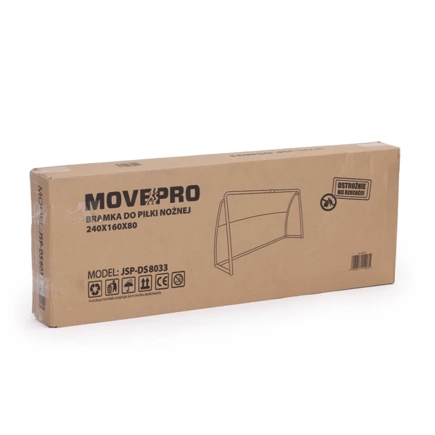 Футбольні ворота MovePro з сіткою 240 x 160 x 80 см JSP-DS8033 (5905817010035) - Фото 7 Футбольні ворота MovePro з сіткою 240 x 160 x 80 см JSP-DS8033 (5905817010035) - зображення 7
