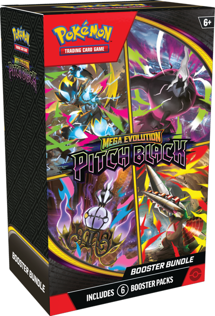 Набір карток Pokemon TCG: Mega Evolution - Pitch Black - Booster Bundle (196214142671) - зображення 2