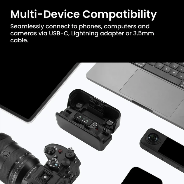 Мікрофонна радіосистема Insta360 Mic Pro (2TX+1RX) - изображение 13