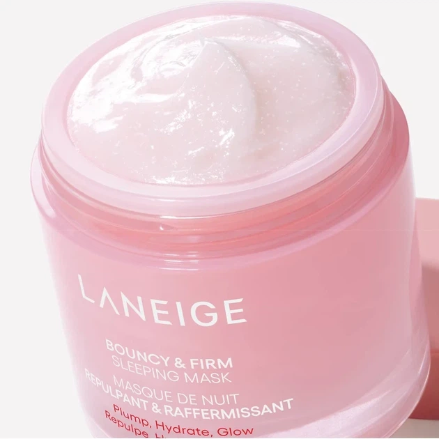 Нічна маска для обличчя LANEIGE Bouncy Firm Sleeping Mask для пружності шкіри 60 мл - изображение 4
