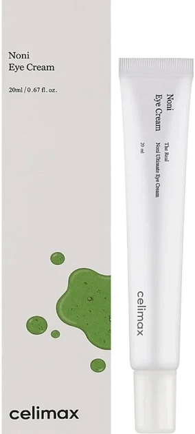 Крем для шкіри навколо очей CELIMAX The Real Noni Ultimate Eye Cream 20 мл з екстрактом ноні та бакучіолом - изображение 6