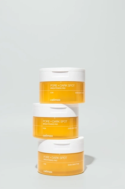 Тонер-педи для обличчя CELIMAX Pore+Dark Spot Brightening Pad 80 шт / 175 мл для освітлення шкіри та звуження пор - зображення 3