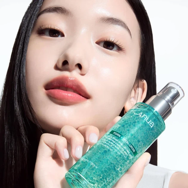Зволожувальний міст-спрей для обличчя ANUA PDRN Hyaluronic Acid Hydrating Capsule Mist 100 мл для сяйва та комфорту шкіри - изображение 2