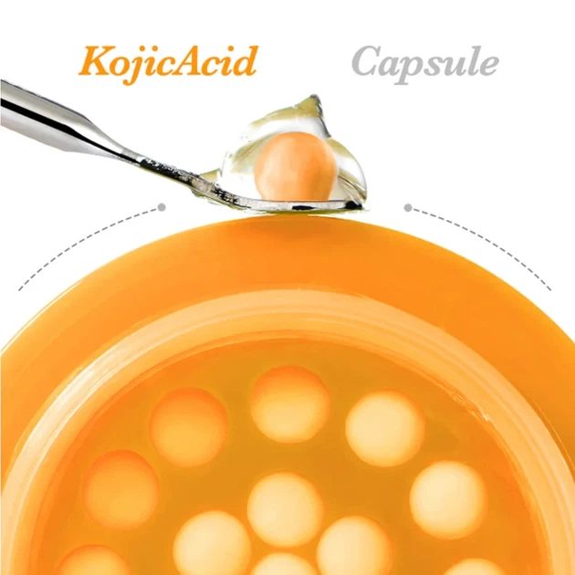 Крем для обличчя MEDICUBE Kojic Acid Turmeric Vita Capsule Cream 53 g — освітлення пігментації, вирівнювання тону та сяйво шкіри - изображение 3