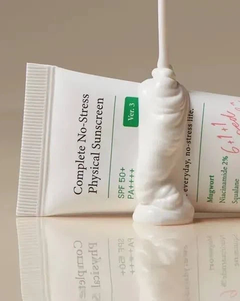 Сонцезахисний крем для обличчя AXIS-Y Complete No-Stress Physical Sunscreen SPF50+ PA++++ 50 мл для захисту та заспокоєння шкіри - изображение 3