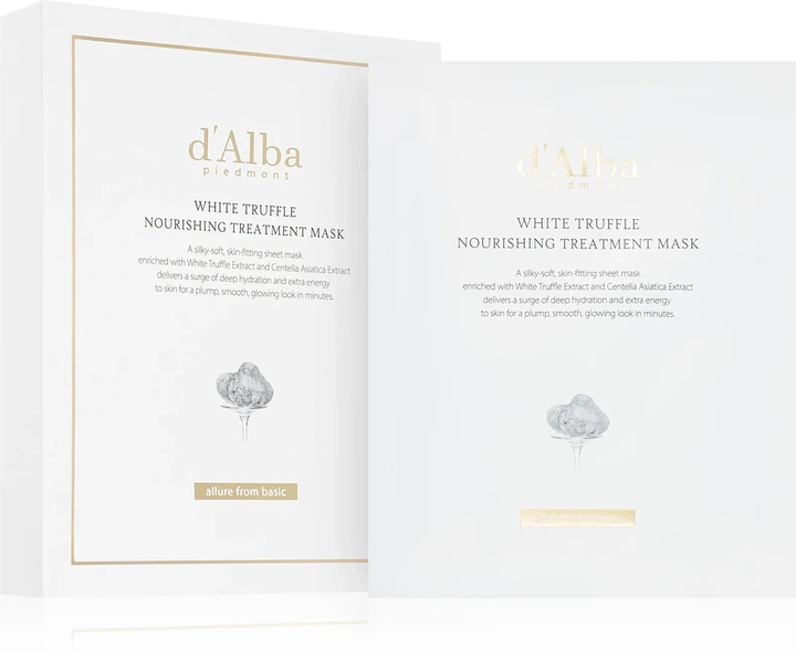 Питательная тканевая маска для лица D'Alba White Truffle Nourishing Treatment Mask 25 мл - изображение 2