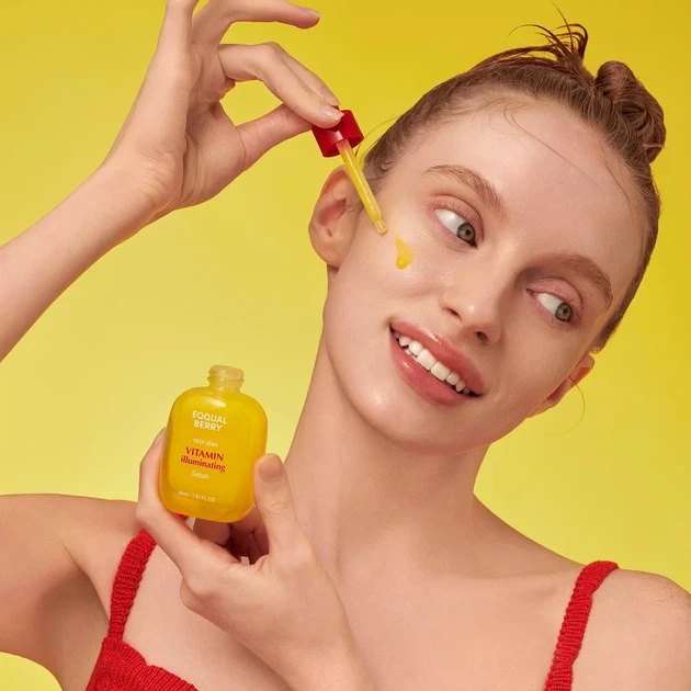 Освітлююча сироватка для обличчя EQQUALBERRY Vitamin Illuminating Serum 30 мл з вітамінним комплексом - изображение 7