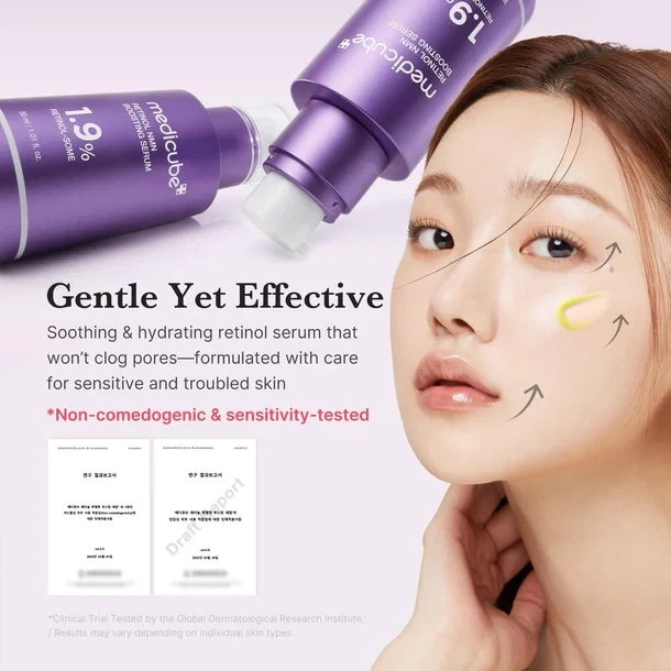 Сироватка для обличчя MEDICUBE Retinol NMN Boosting Serum 30 ml — проти зморшок та для пружності шкіри - изображение 5