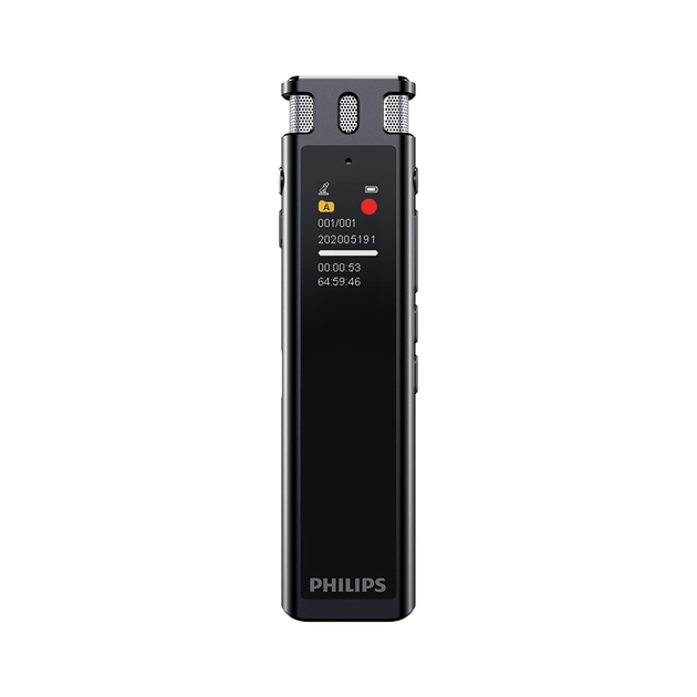 PHILIPS Інтелектуальний диктофон із штучним інтелектом для перекладу VTR5260PRO, 16 ГБ, професійний портативний пристрій для запису та перетворення голосу, шумозаглушення високої чіткості, інструмент для запису синхронного перекладу - изображение 4