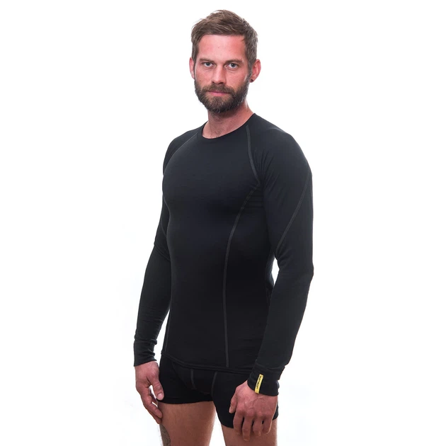 Термоблузка Merino Active LS черная мериносовая S - изображение 3