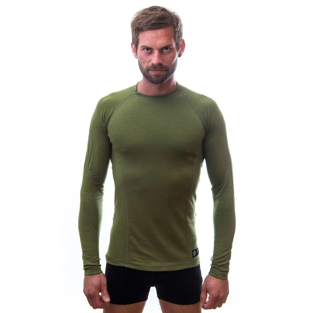 Термоблузка мужская Sensor Merino DF LS XXL Смесь мериноса safari - Фото 4 Термоблузка мужская Sensor Merino DF LS XXL Смесь мериноса safari - изображение 4