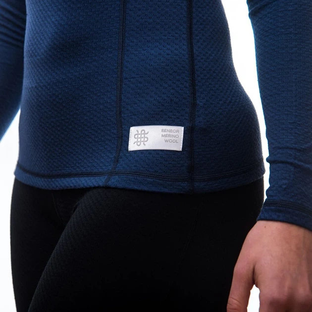 Термоблузка женская Sensor Merino DF LS S глубокий синий мериносовое волокно зимняя - Фото 6 Термоблузка женская Sensor Merino DF LS S глубокий синий мериносовое волокно зимняя - изображение 6