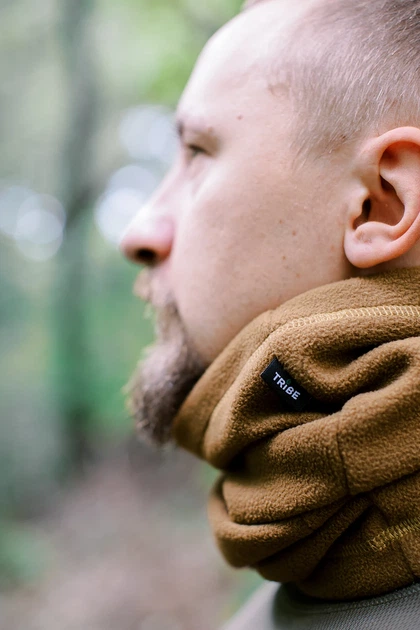 Пов'язка флісова Tribe Neck Warmer T-KF-0024 S-M Койот Зимова Спортивна - Фото 5 Пов'язка флісова Tribe Neck Warmer T-KF-0024 S-M Койот Зимова Спортивна - зображення 5