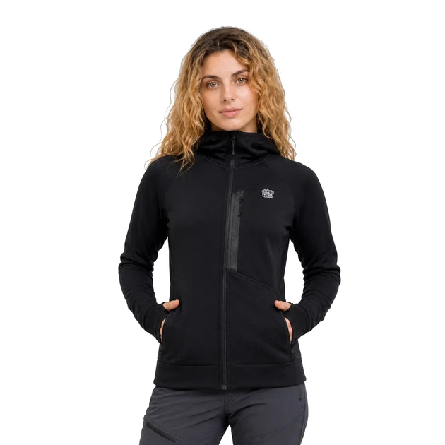 Флісова кофта Turbat Ilma Hood Wmn Jet black L (100069400) - зображення 3