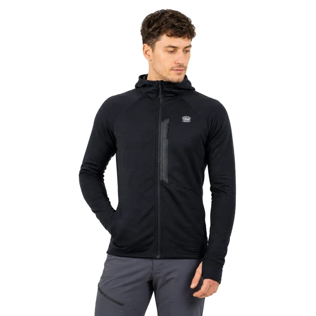 Флисовая мужская кофта Turbat Ilma Hood Mns Jet black M (100064702) - изображение 8
