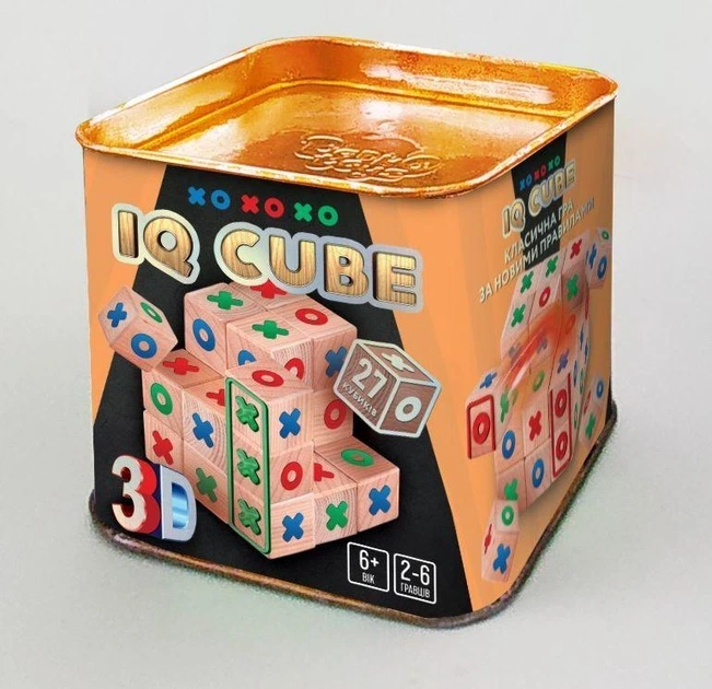 Гра настільна IQ Cube G-IQC-01-01 Danko Toys - Фото 1 Гра настільна IQ Cube G-IQC-01-01 Danko Toys - зображення 1