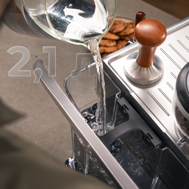Кавоварка рожкова Cecotec Power Espresso 20 Barista Steel & Grind (A01_EU01_117505) - зображення 5