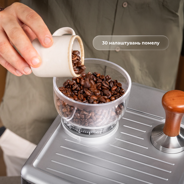 Кавоварка рожкова Cecotec Power Espresso 20 Barista Steel & Grind (A01_EU01_117505) - зображення 7
