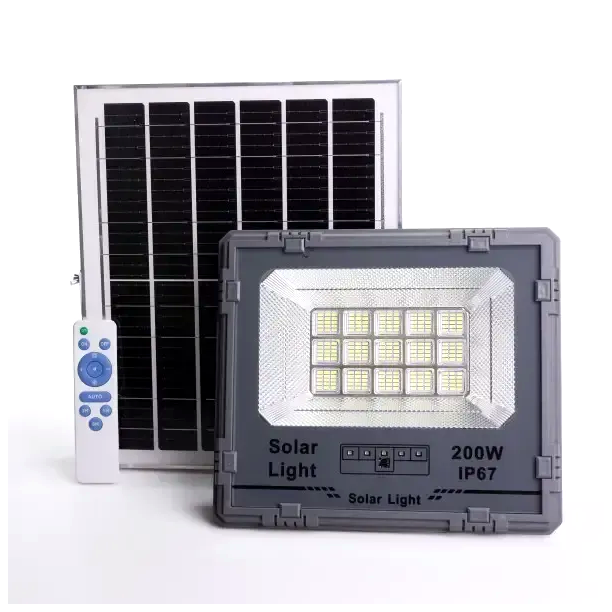 Уличный LED фонарь 200 Вт 225 LED солнечный для освещения дворов и фасадов ABS HM-3852 - изображение 2