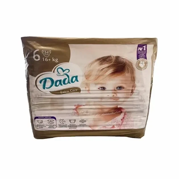 Підгузки памперси Dada Extra Care Розмір 6 (15+ кг) 34 шт - изображение 2