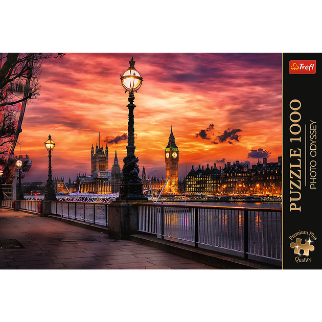 Пазли Trefl Premium Plus Quality Photo Odyssey Біг-Бен Лондон 1000 елементів 10827 (5900511108279) - зображення 3