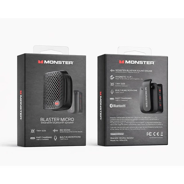 Портативная Bluetooth колонка MONSTER Micro D127 6W IPX7 беспроводная акустика для отдыха дома путешествий природы и заведений мощный звук Блютуз USB TF FM радио длительное время работы совместима с Android iPhone планшетами и ноутбуками - изображение 10