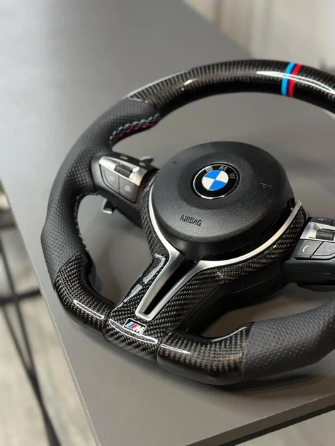 Карбоновий M Руль M Perfomance Кермо BMW F series Карбон F20 F21 F22 F23 F30 F31 F32 F33 F36 X3 F25 F26 F15 F16 - зображення 6
