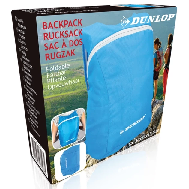 Дождевик-накидка на рюкзак Dunlop Blue (8711252071275BLUE) - Фото 2 Дождевик-накидка на рюкзак Dunlop Blue (8711252071275BLUE) - изображение 2
