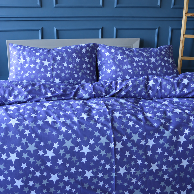 Простирадло MirSon Полуторне 150х220 см 17-0976 Dreamy Stars Ranforce Elite (2200013516248) - зображення 2