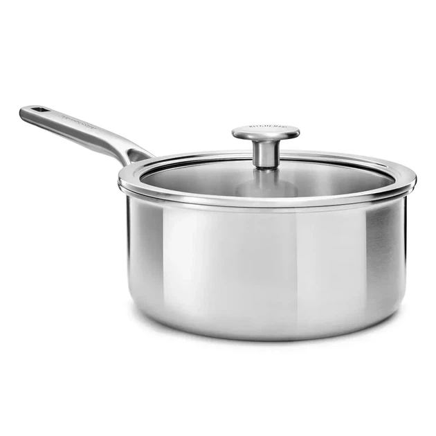 Ковш с крышкой KitchenAid MSS 18 см 2,1 л (CC003257-001) - изображение 7