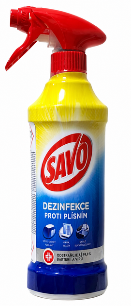 Спрей дезінфікуючий від цвілі та грибка Savo 500мл для стін , швів , відкосів - зображення 2