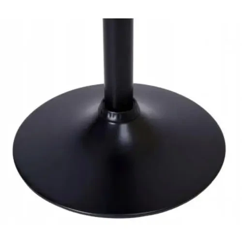 Барный стул Hoker TOLEDO VELVET Черный велюр, 46х36х106 см - регулируемое строение, поворотное сиденье - изображение 5