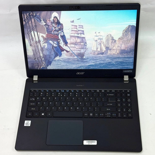 Ноутбук Acer TravelMate P215-52 (TMP215-52-547H) / 15.6" (1366x768) TN / Intel Core i5-10210U (4 (8) ядра по 1.6 - 4.2 GHz) / 16 GB DDR4 / 512 GB SSD / Intel UHD Graphics / WebCam / Windows 11 Pro б/в + Подарунок Бездротова миша - зображення 3