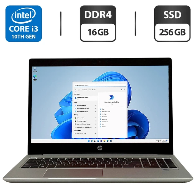 Ноутбук Б-клас HP ProBook 450 G7 / 15.6" (1920x1080) IPS / Intel Core i3-10110U (2 (4) ядра по 2.1 - 4.1 GHz) / 16 GB DDR4 / 256 GB SSD / Intel UHD Graphics / WebCam / Windows 11 Pro б/в - Фото 1 Ноутбук Б-клас HP ProBook 450 G7 / 15.6" (1920x1080) IPS / Intel Core i3-10110U (2 (4) ядра по 2.1 - 4.1 GHz) / 16 GB DDR4 / 256 GB SSD / Intel UHD Graphics / WebCam / Windows 11 Pro б/в - зображення 1