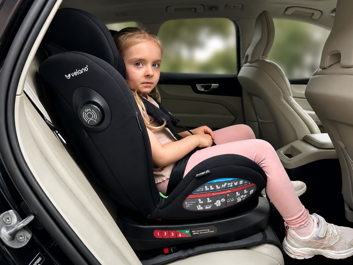 Автокресло VELANO Aura 360° i-Size 40–150 см, ISOFIX, black - изображение 9