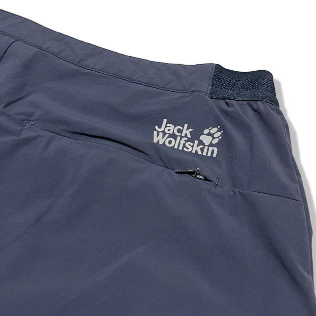 Жіночі трекінгові шорти спортивні Jack Wolfskin JWP для походів комфортні сині S - Фото 4 Жіночі трекінгові шорти спортивні Jack Wolfskin JWP для походів комфортні сині S - изображение 4