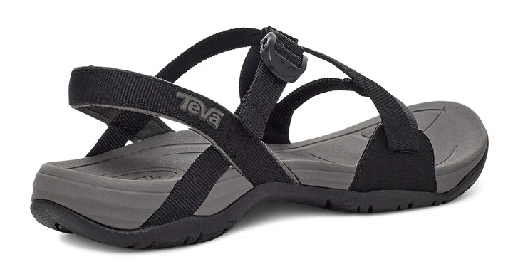 Жіночі сандалі Teva Ascona Cross Strap з перехресними ремінцями та амортизуючою підошвою трекінг повсякденні комфортні відкриті чорні 38 - Фото 4 Жіночі сандалі Teva Ascona Cross Strap з перехресними ремінцями та амортизуючою підошвою трекінг повсякденні комфортні відкриті чорні 38 - изображение 4