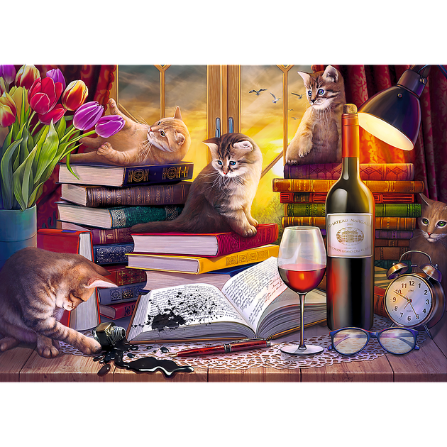 Puzzle Trefl Premium Quality Koci wieczór 2000 elementów 27126 (5900511271263) - obraz 2
