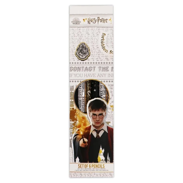 Набор карандашей Harry Potter Dobby Free Elf 6 шт. (STATHP07) - Фото 2 Набор карандашей Harry Potter Dobby Free Elf 6 шт. (STATHP07) - изображение 2