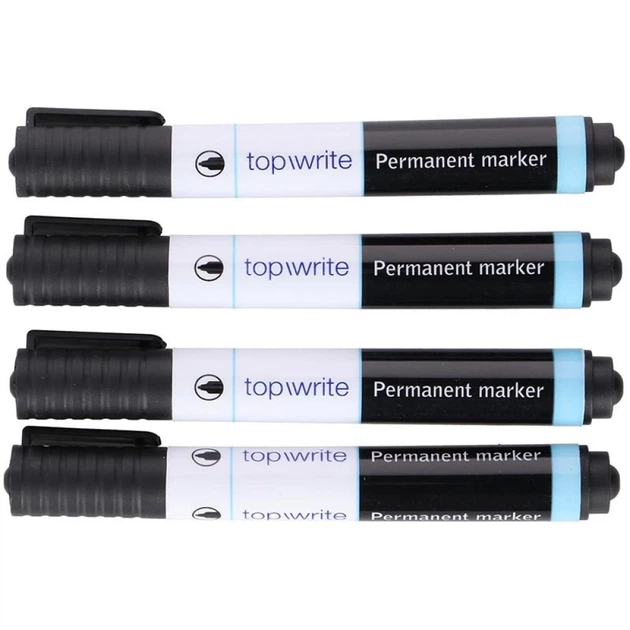 Маркер Topwrite перманентный 4 шт. Black (8711252452470) - Фото 1 Маркер Topwrite перманентный 4 шт. Black (8711252452470) - изображение 1