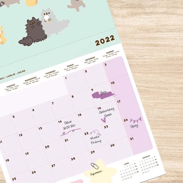 Календарь настенный Pusheen Foodie 2022 30x30 см (CP22019) - Фото 4 Календарь настенный Pusheen Foodie 2022 30x30 см (CP22019) - изображение 4