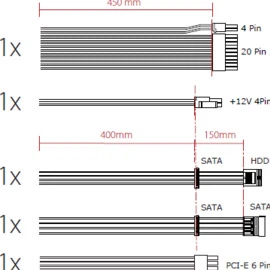 Блок живлення Xilence XP400R7 - Фото 2 Блок живлення Xilence XP400R7 - зображення 2