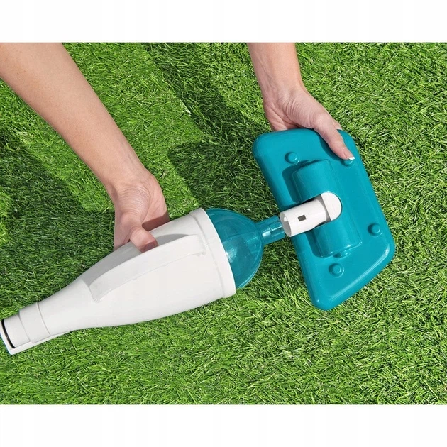 Набор для очистки дна и стен бассейна Bestway Aquapristine 58212 с вакуумным пылесосом, 6-метровым шлангом и алюминиевой штангой - Фото 6 Набор для очистки дна и стен бассейна Bestway Aquapristine 58212 с вакуумным пылесосом, 6-метровым шлангом и алюминиевой штангой - изображение 6