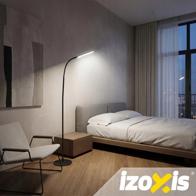 Торшер напольный LED Izoxis 26885, 180 см, 216 LED, 3 режима света 3000K-6000K, регулировка яркости, пульт ДУ, таймер - изображение 2