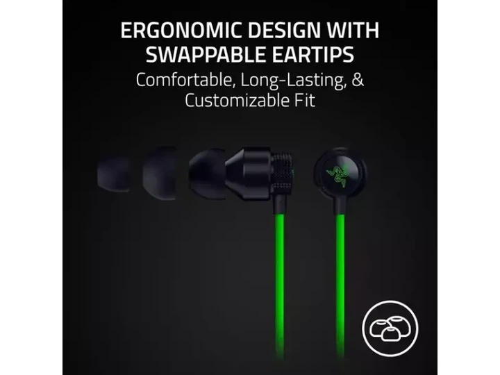 Навушники з мікрофоном Razer Hammerhead V3 Green/Black (RZ12-05590100-R3AC) - Фото 4 Навушники з мікрофоном Razer Hammerhead V3 Green/Black (RZ12-05590100-R3AC) - изображение 4
